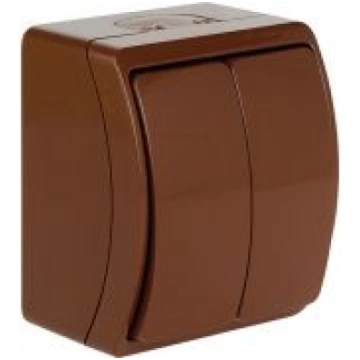 VW-2 Koala Two-Circuit Switch surface mounted IP44