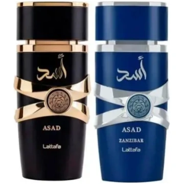 Lattafa Perfumes Lattafa Asad AND Asad Zanzibar Gi