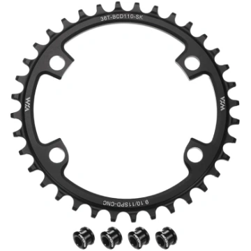 Piegādes karte 110BCD velosipēda priekšējais zobra
