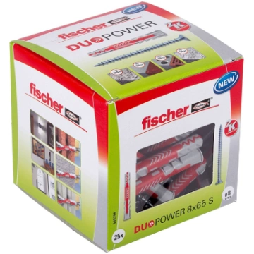 Fischer DUOPOWER 8x65 S LD 25pcs ( 538256 61-53825