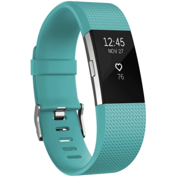 Fitbit Charge 2 gaiši zils/sudraba mazais