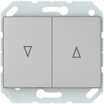 Žalūziju slēdzis, metāla krāsa 10A, 250V~ IP44 XP5