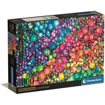 Puzzle Compact Colorboom Marbles Clementoni