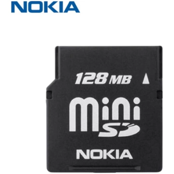 Lietots - Nokia MiniSD atmiņas karte 128 Mb lietot