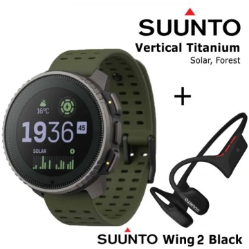 SUUNTO Vertical, Titanium Solar Forest + Suunto Wi