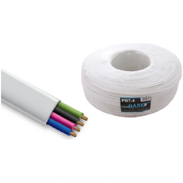Telephone flat cable/ 4 cooper wires/ 250m packing