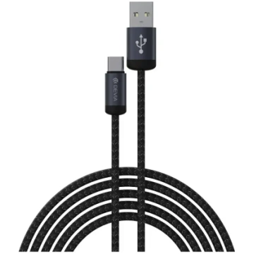 Devia cable Gracious EC649 USB - USB-C 1,0 m 2A bl