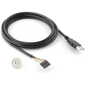 USB-UART FTDI 5V converter with 1.9m USB cable, Sp