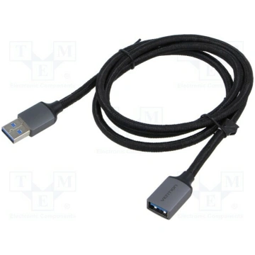 Cable; USB 3.0; USB A socket,USB A plug; nickel pl