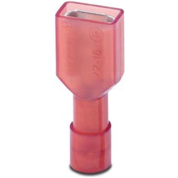 Tip: flat | red | Type: insulated | Mat: PA | UL94