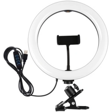 Puluz LED Ring Lamp 26cm, with Phone Holder and Mo