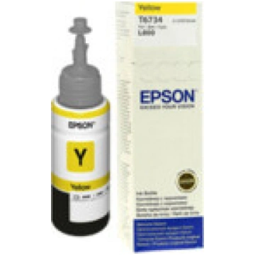 EPSON 1 LB T6734 DZELTENAS TINTES PUDELE 70ML C13T