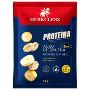 Proteīna auzu biezputra HERKULESS banānu 40g