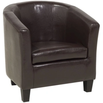 Beliani Fotel brzowy BORWICK 85784
