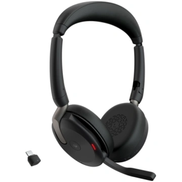 Jabra Evolve2 65 Flex Duo, Headset (black, Stereo,