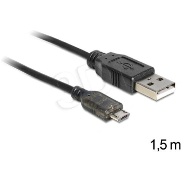 Delock cable USB micro AM-MBM5P 2.0 + LED charging