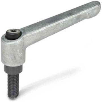 Adjustable lever GN 300-30-M4-16-RH without coatin