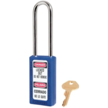 411MKBLU | Zenex Padlock - Keyed different and Mas