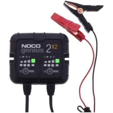 Noco Genius 2x2 6/12V 2x2A akumulatoru lādētājs - 