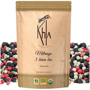 Khla – Krāsainie pipari, veseli, bioloģiski, 500 g