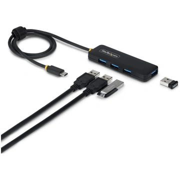 USB-C 4 porta mini hubs StarTech.com H5C4A-USB-HUB