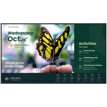 BenQ ST6504 digitālās izkārtnes plakanais panelis 