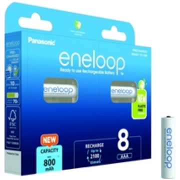 Eneloop AAA akumulator 800 mAh 8 szt 214428 PANASO