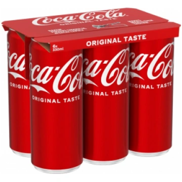 Gāzēts dzēriens COCA COLA, bundžā, 6gabx0.33l (DEP