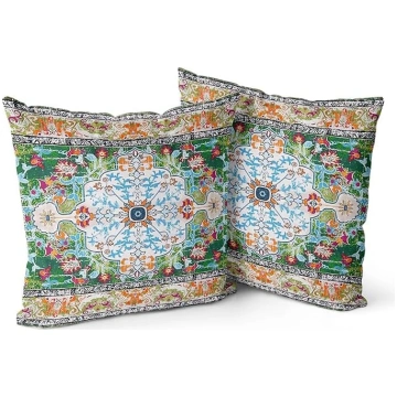 Snylcce Komplekts no 2 Boho spilvenu pārvalkiem, d