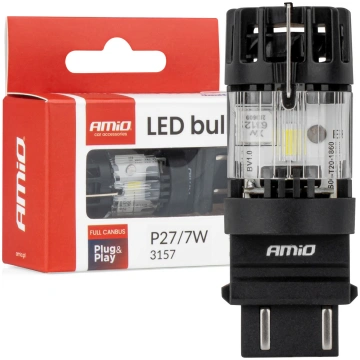 LED bulb LumiTec 3157 P27/7W 12V FULL CANBUS white