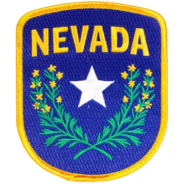 Nevada Embroidered Patch - Default Title Oxford Pe
