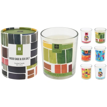 Vaso Vetro Con Candela Profumata Willy Be Smart
