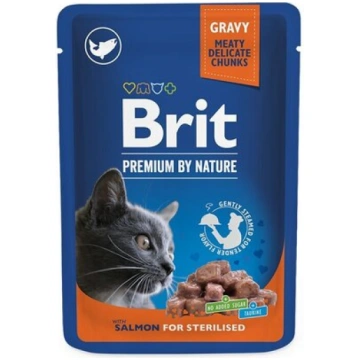 Brit Premium Salmon mitra kaķu barība 100g
