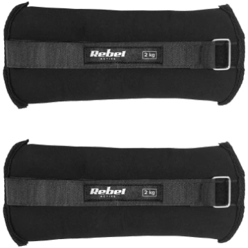 Ankle and wrist weights 2x2kg, REBEL AVTIVE RBA-35