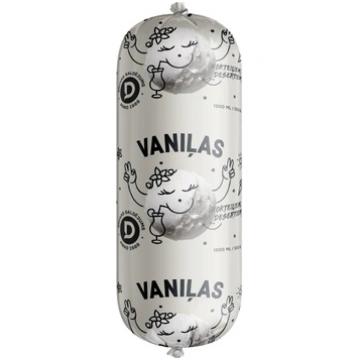 Vaniļas KOKTEIĻU saldējums 1000 ml/500 g (10 gab.)
