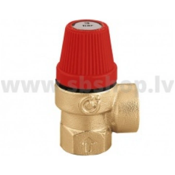 *CALEFFI Drošības vārsts 1/2"F 2,5 bar