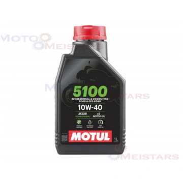MOTUL pussintētiskā motoreļļa 4T motocikliem 5100