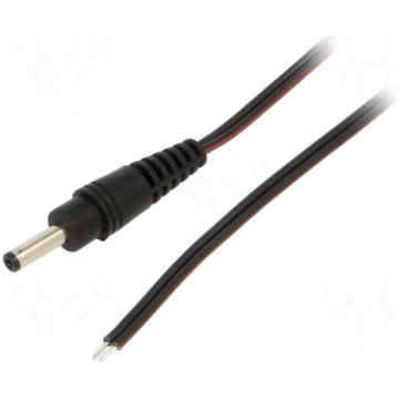 Cable | 2x0.35mm2 | cables,DC 3,5/1,3 plug | strai