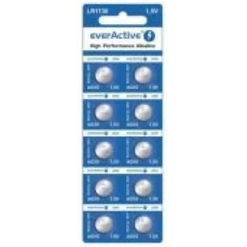 Everactive 10x EVAG10 LR1130 1.5V Baterijas EVAG10