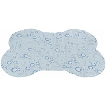 Trixie Dog Cooling Mat Bone Shape Large Light Blue