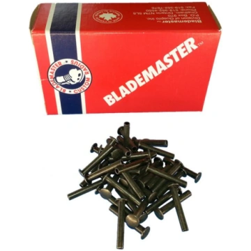 Blademaster Steel rivets BLK 3/8 Kniedes
