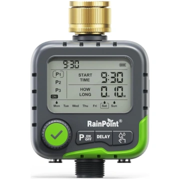 RAINPOINT Irigācijas dators ar 3 neatkarīgiem lais
