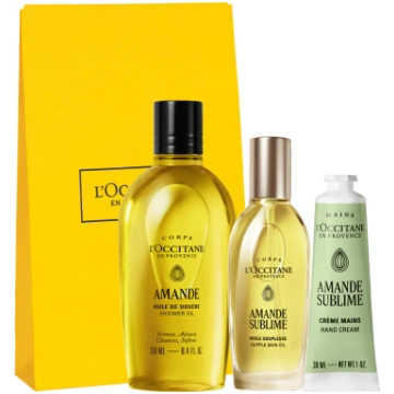 Mandeles izmeklēts trio L'Occitane