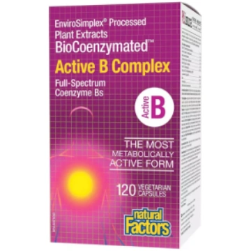 Biocoenzymated Active B Complex Natural Factors 12