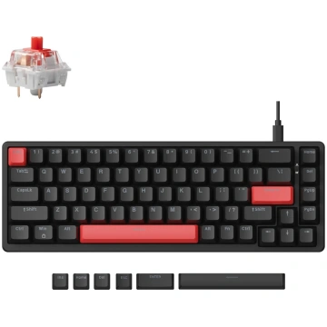 Lemokey X6, Red backlight, Keychron Red Switch, Bl