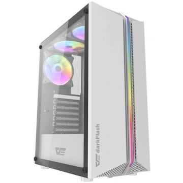 Darkflash DK151 computer case LED with 3 fans (whi