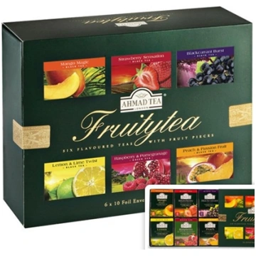 Tēju izlase AHMAD FRUITYTEA, 60 x 2 g maisiņi paci