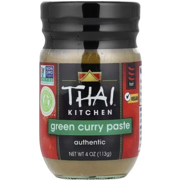 Thai Kitchen, Green Curry Paste, Hot, 4 oz (113 g)