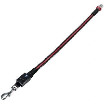 Suņu pavada Flexi Flash FL20999, melna krās./sarka