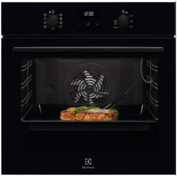 Electrolux cepeškrāsns, melna, termozonde, telesko